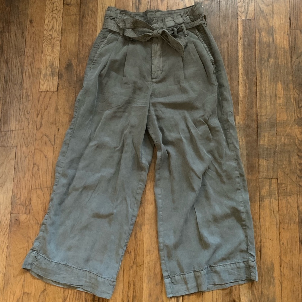 Green Culottes Pants